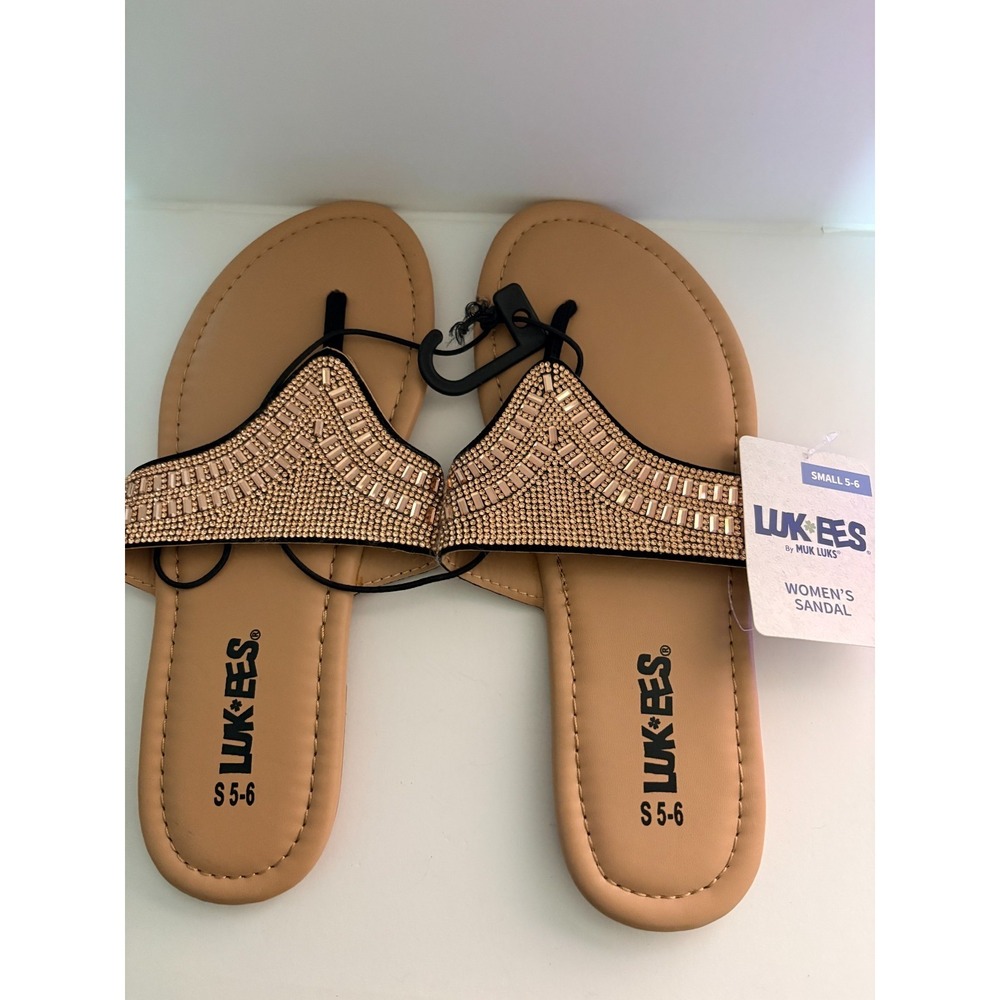 Luk-e Pink Sequin Womens Sandals Size S (5-6) NWT